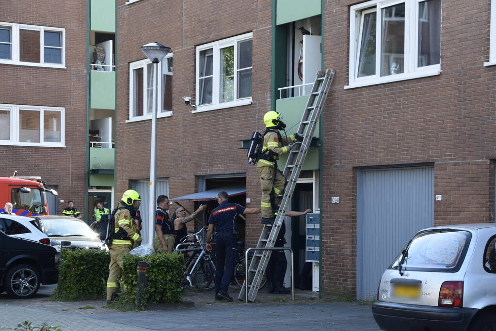 Gaskraan opengedraaid in woning