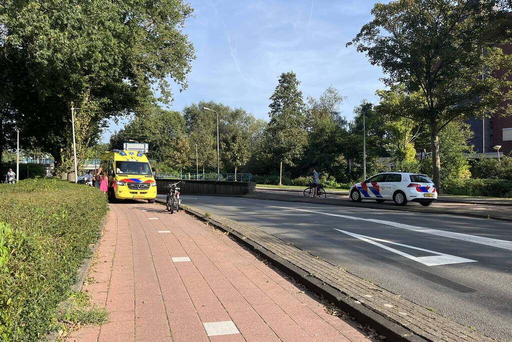 Fietser gewond bij botsing met skateboarder