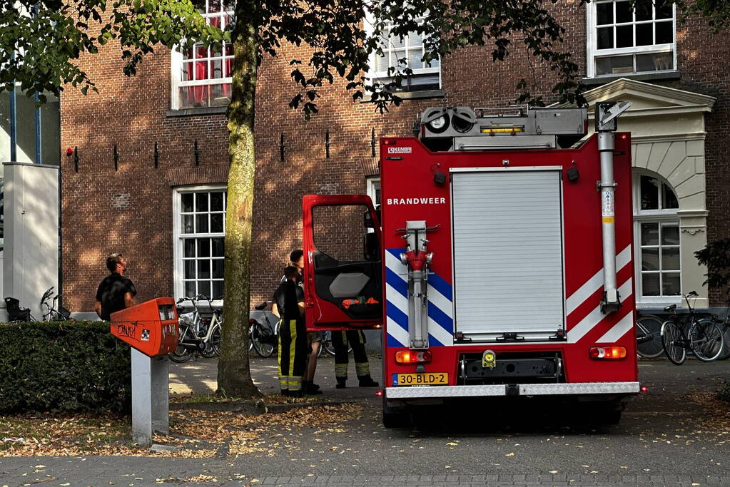 Brandweer ingezet voor buitensluiting