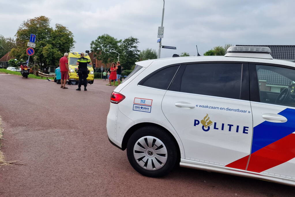 Wielrenner ernstig gewond bij botsing met scooterrijder