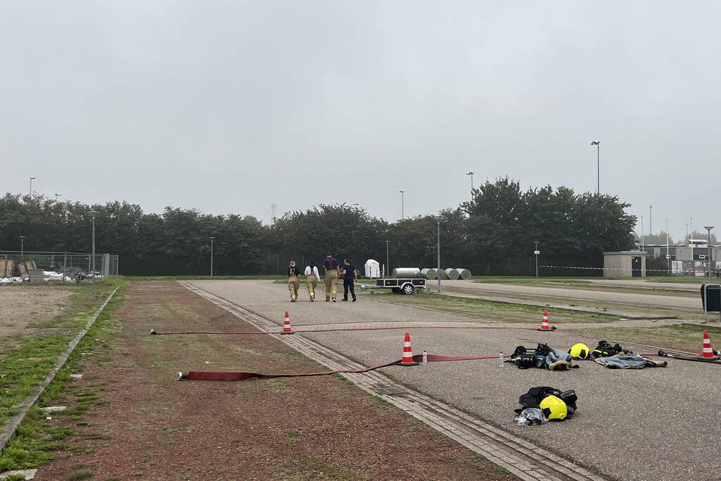 Parkeerplaats afgesloten vanwege onderzoek naar gevaarlijke stoffen