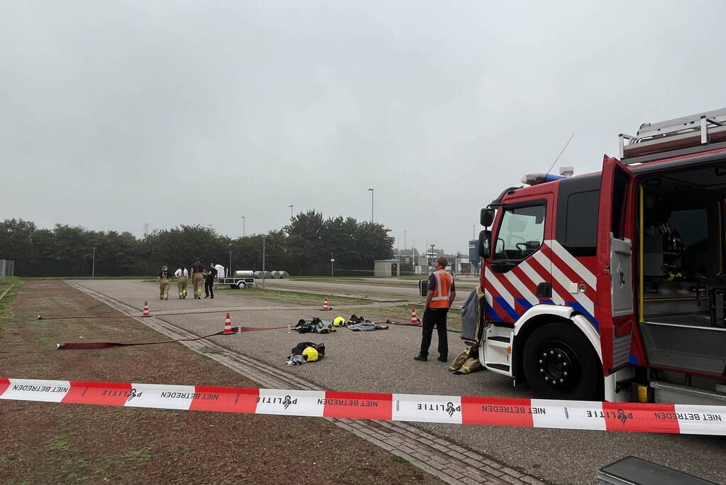 Parkeerplaats afgesloten vanwege onderzoek naar gevaarlijke stoffen