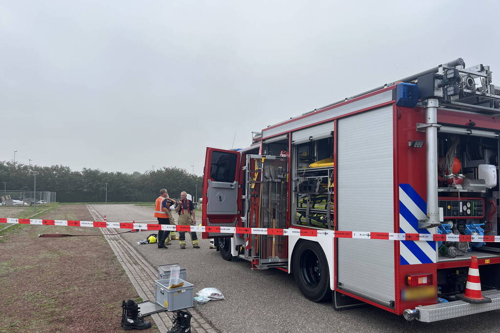 Parkeerplaats afgesloten vanwege onderzoek naar gevaarlijke stoffen