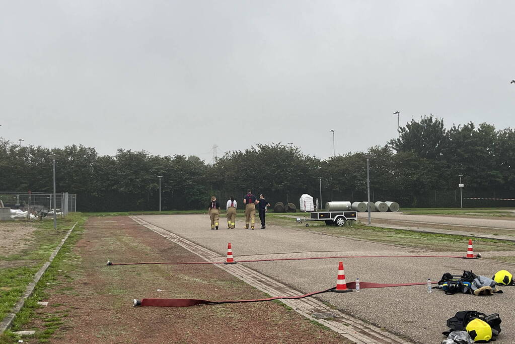 Parkeerplaats afgesloten vanwege onderzoek naar gevaarlijke stoffen