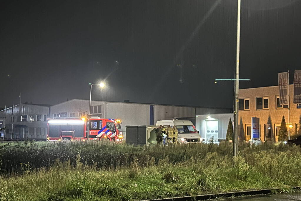 Brand in transformatorhuisje