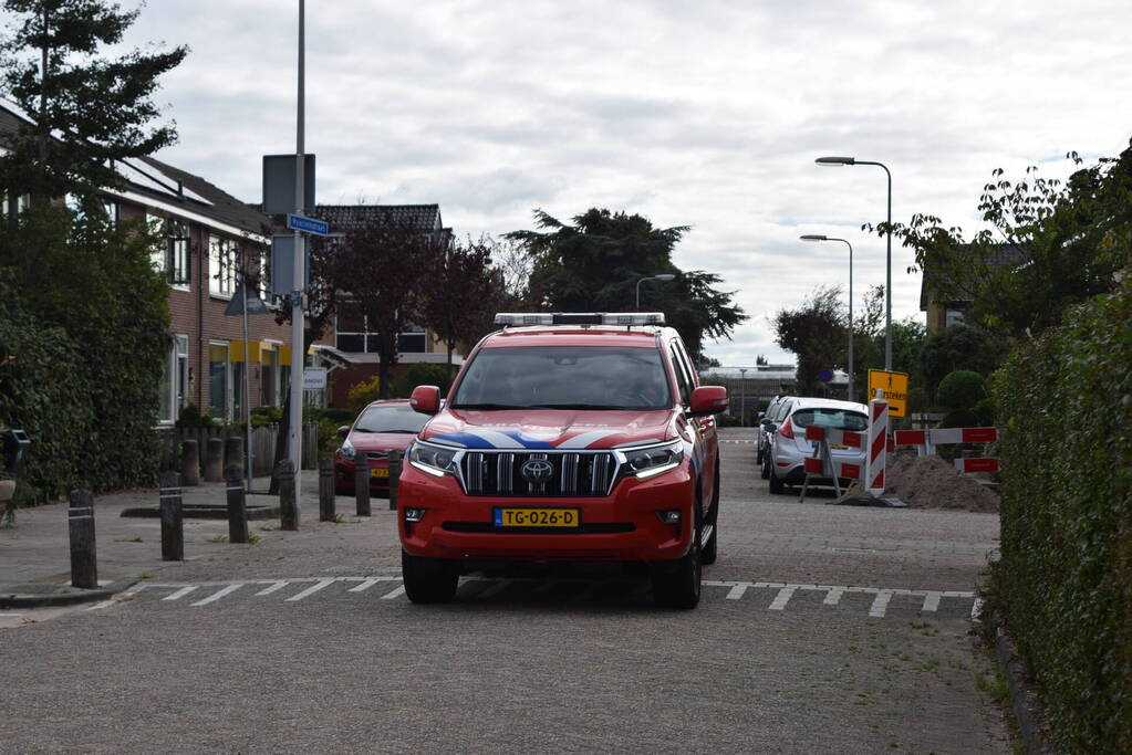 Brandweer in gezet voor gaslekkage