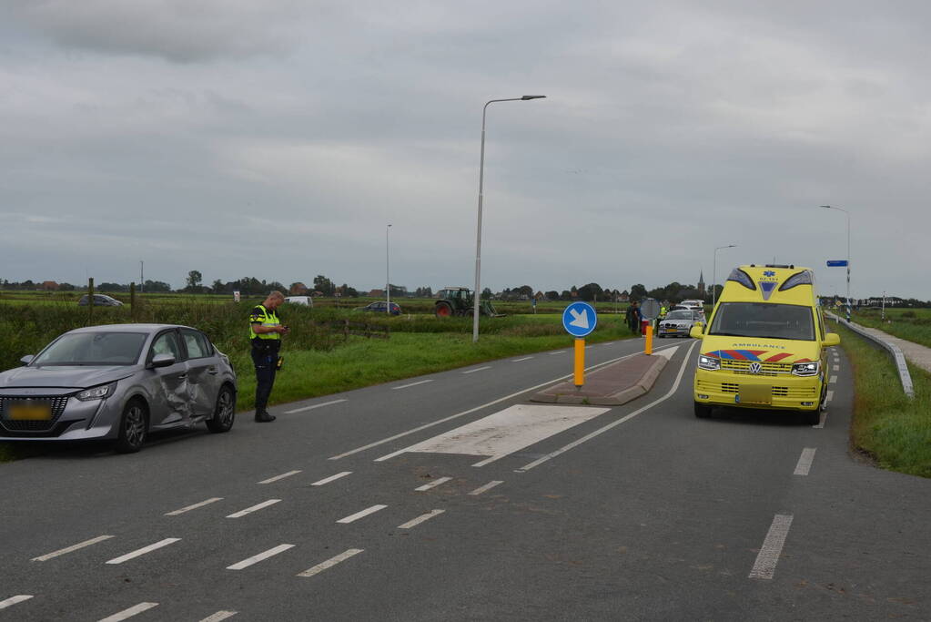 Gewonde bij botsing op kruising