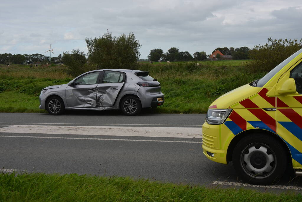 Gewonde bij botsing op kruising