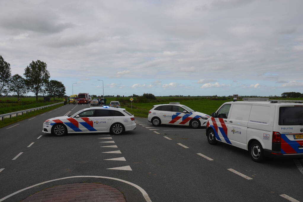 Gewonde bij botsing op kruising