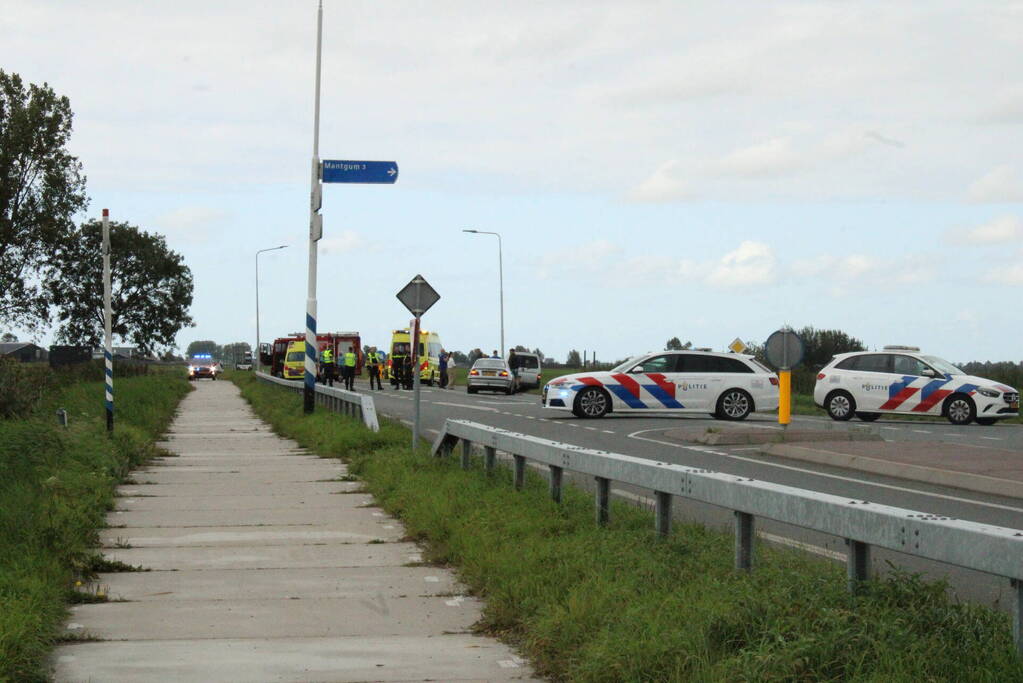 Gewonde bij botsing op kruising