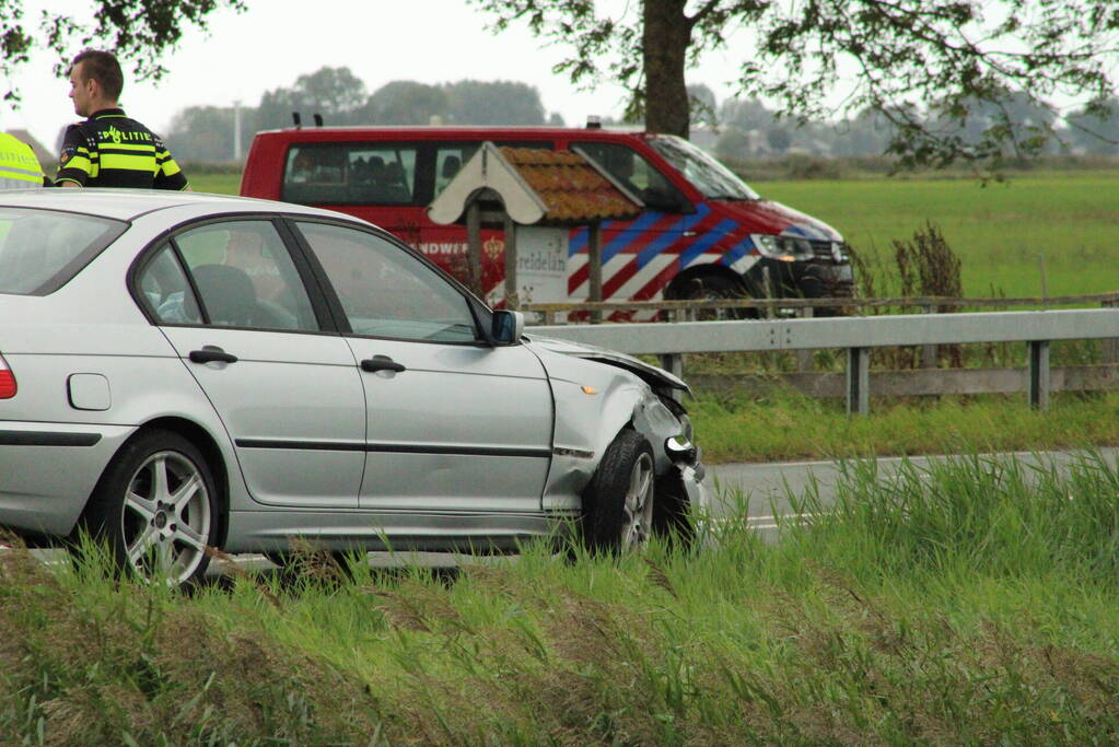 Gewonde bij botsing op kruising