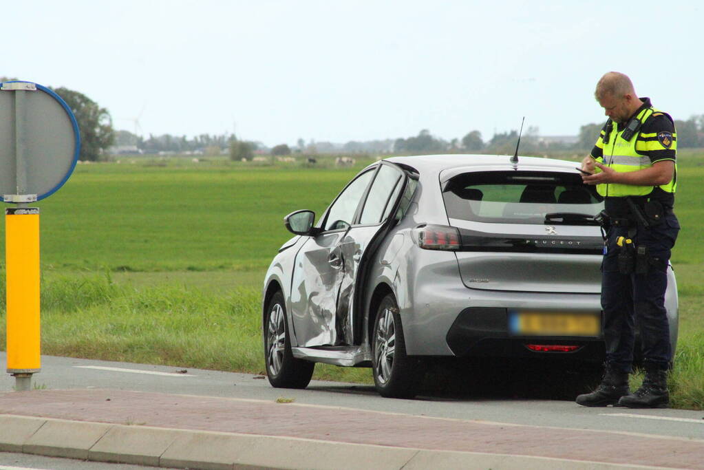 Gewonde bij botsing op kruising