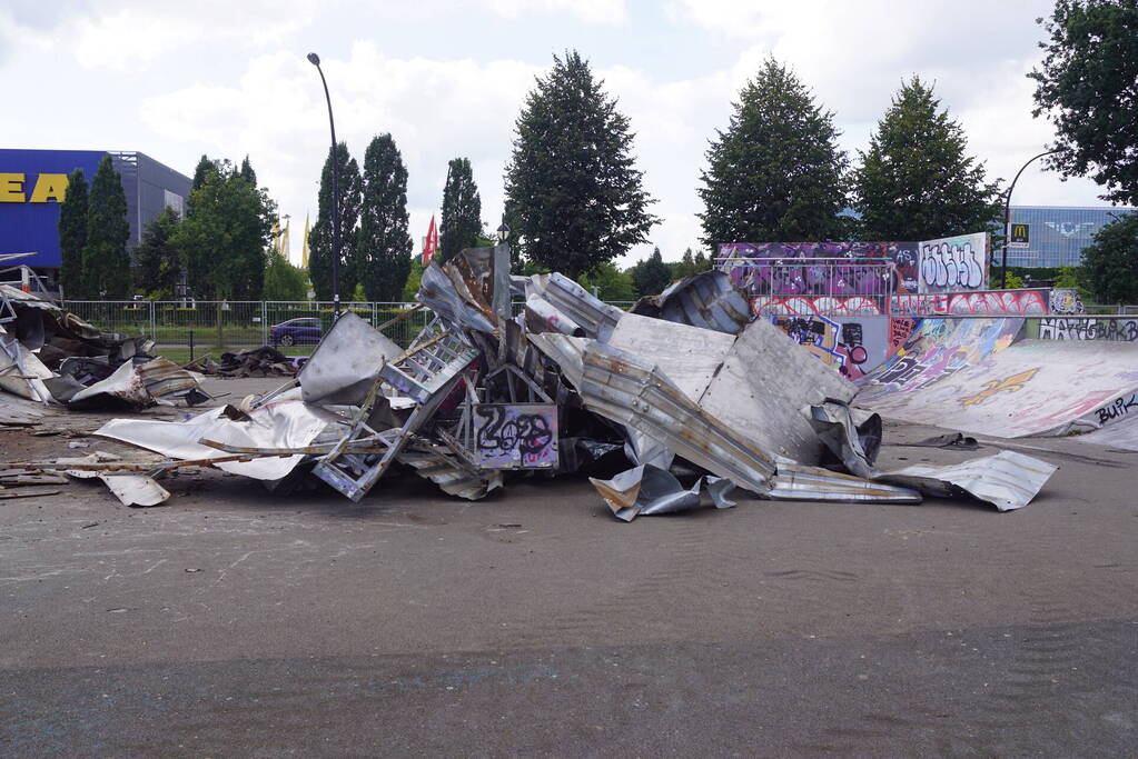 Verwijderen van skatebaan begonnen in Vathorst