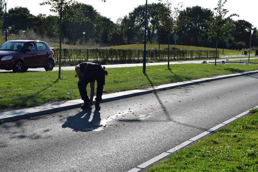 Voetganger gewond bij botsing met bestelbus, bestuurder geen rijbewijs en onder invloed van drugs