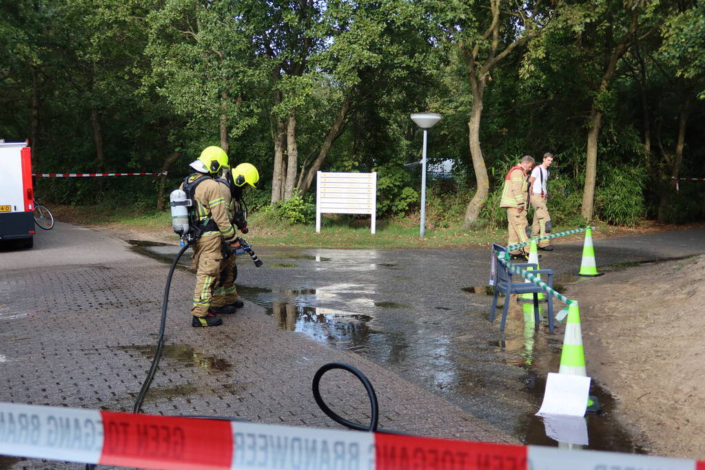 Onderzoek naar mogelijke gaslekkage op vakantiepark