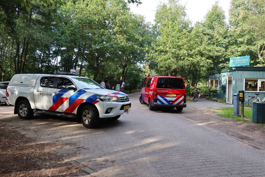 Onderzoek naar mogelijke gaslekkage op vakantiepark