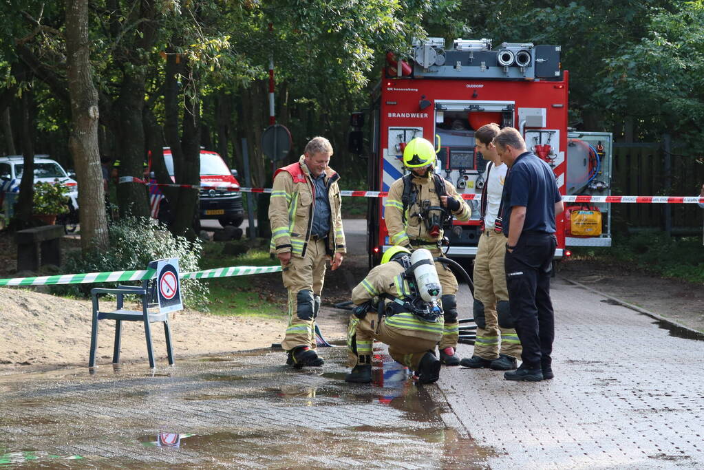 Onderzoek naar mogelijke gaslekkage op vakantiepark