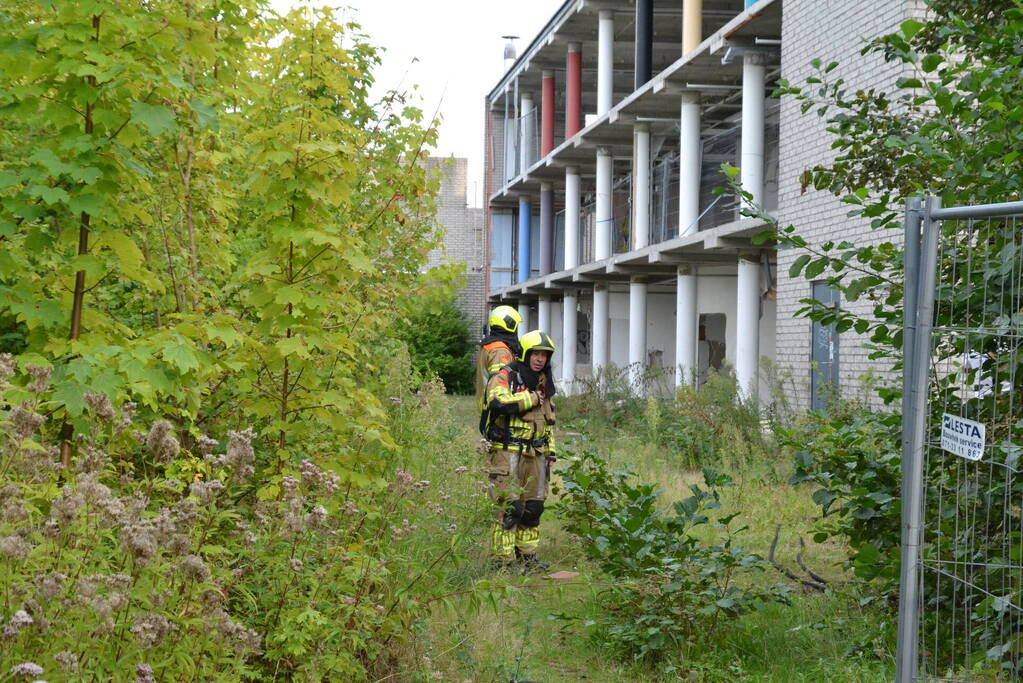 Rookontwikkeling bij brand in leegstaand pand