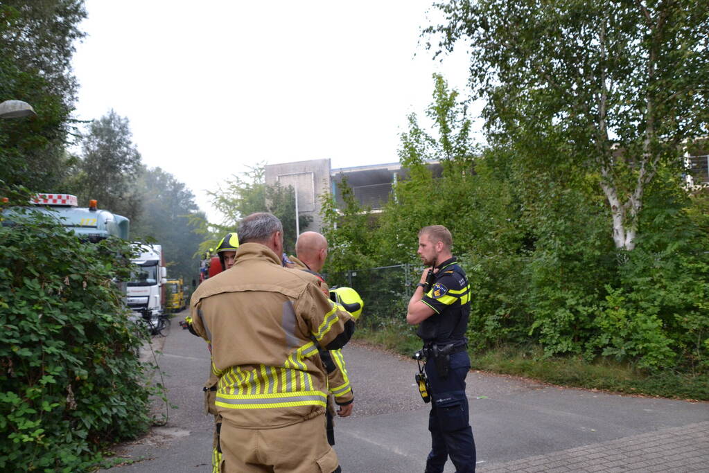 Rookontwikkeling bij brand in leegstaand pand