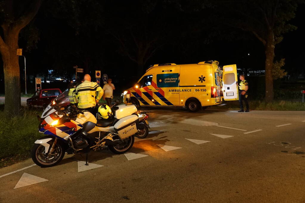 Scooterrijder gewond bij aanrijding in Hardenberg