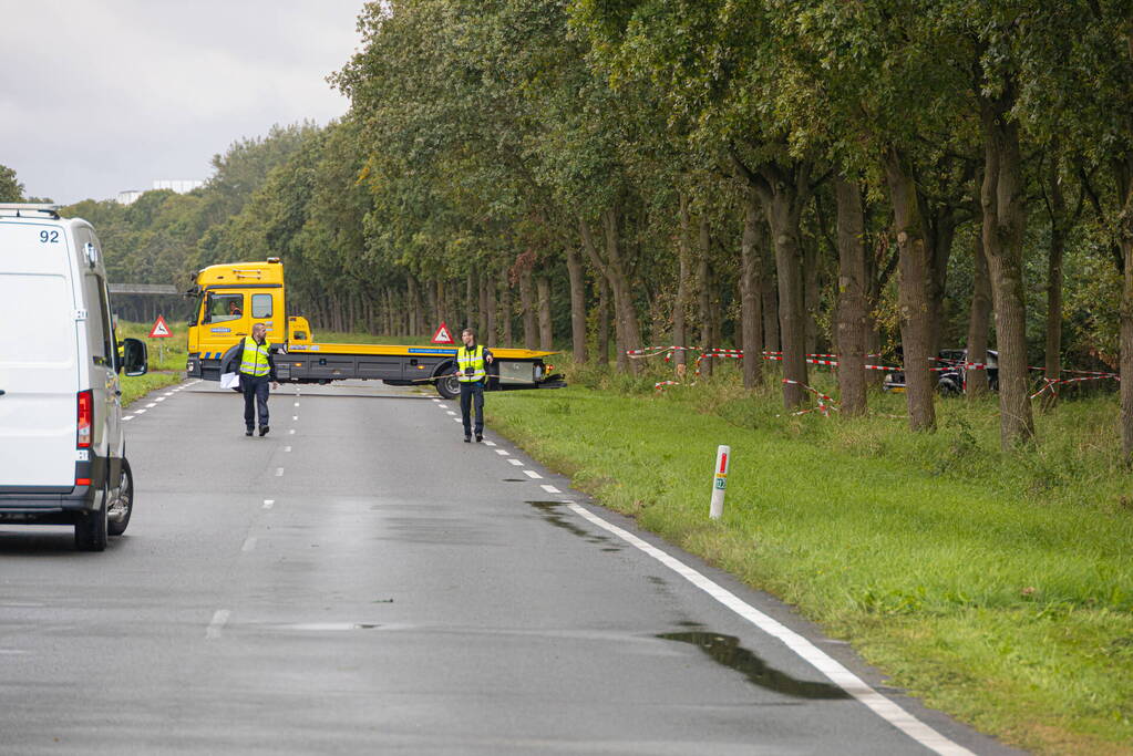 Persoon overleden bij eenzijdig ongeval