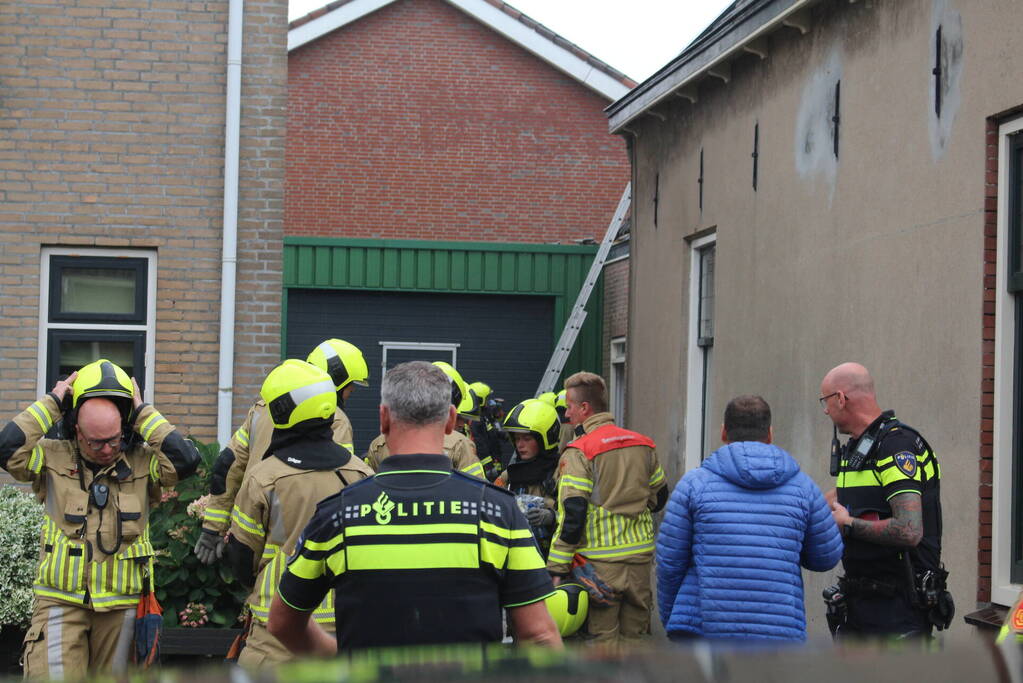 Brand in meterkast snel onder controle