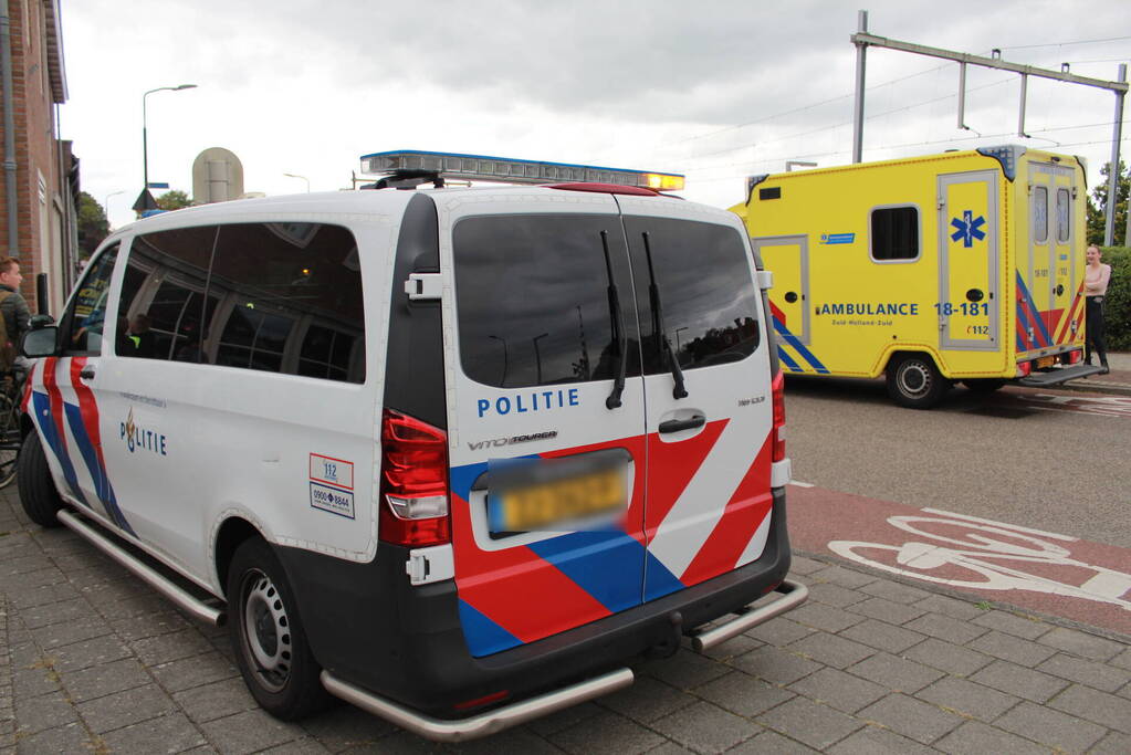 Fietser in botsing met automobilist