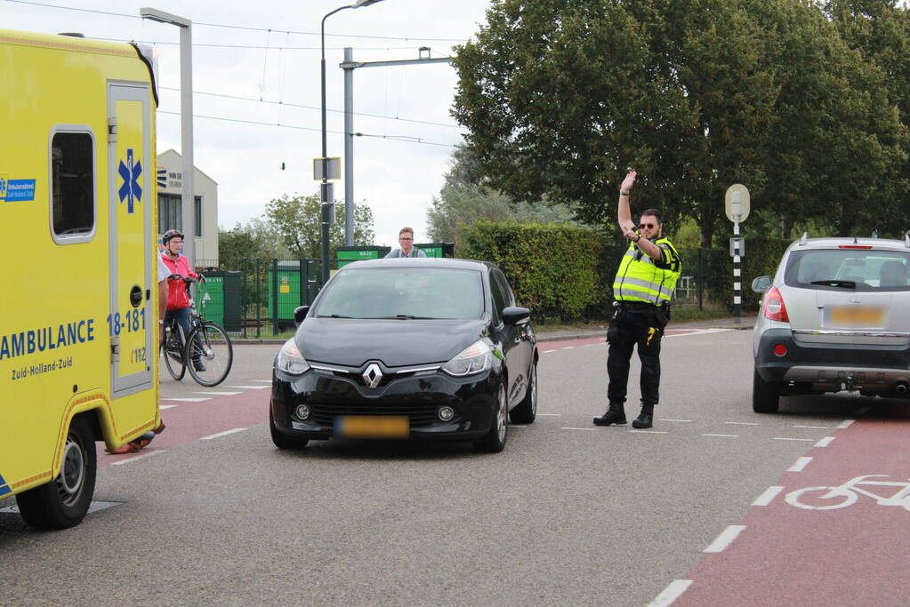 Fietser in botsing met automobilist