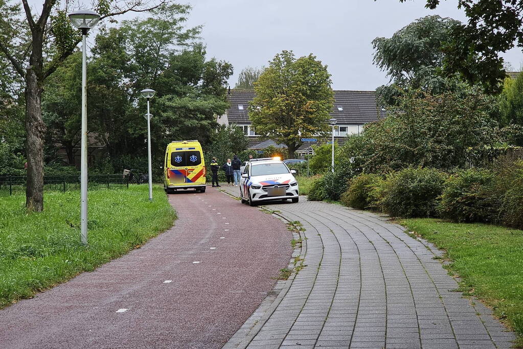 Fietsers ten val door nat wegdek