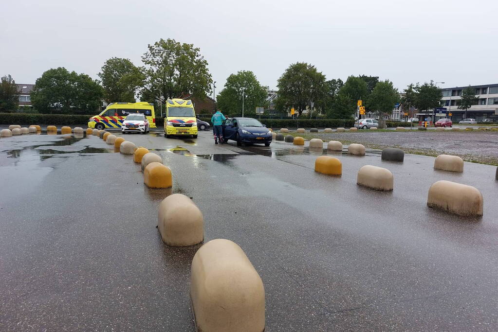 Twee gewonden bij kop-staartbotsing