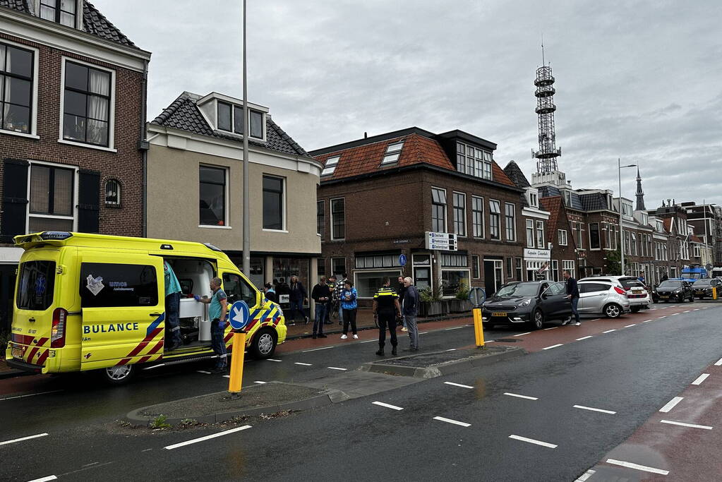 Fietser gewond bij botsing met automobilist