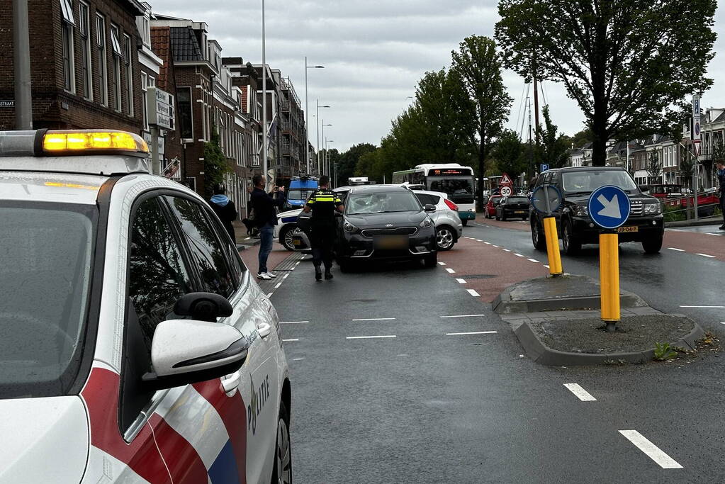 Fietser gewond bij botsing met automobilist