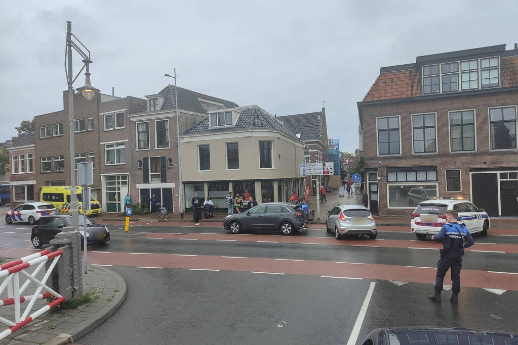 Fietser gewond bij botsing met automobilist