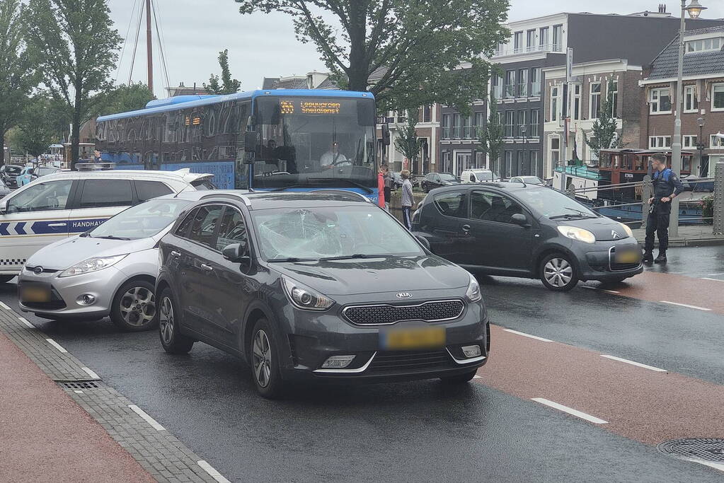 Fietser gewond bij botsing met automobilist