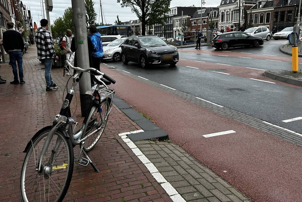 Fietser gewond bij botsing met automobilist