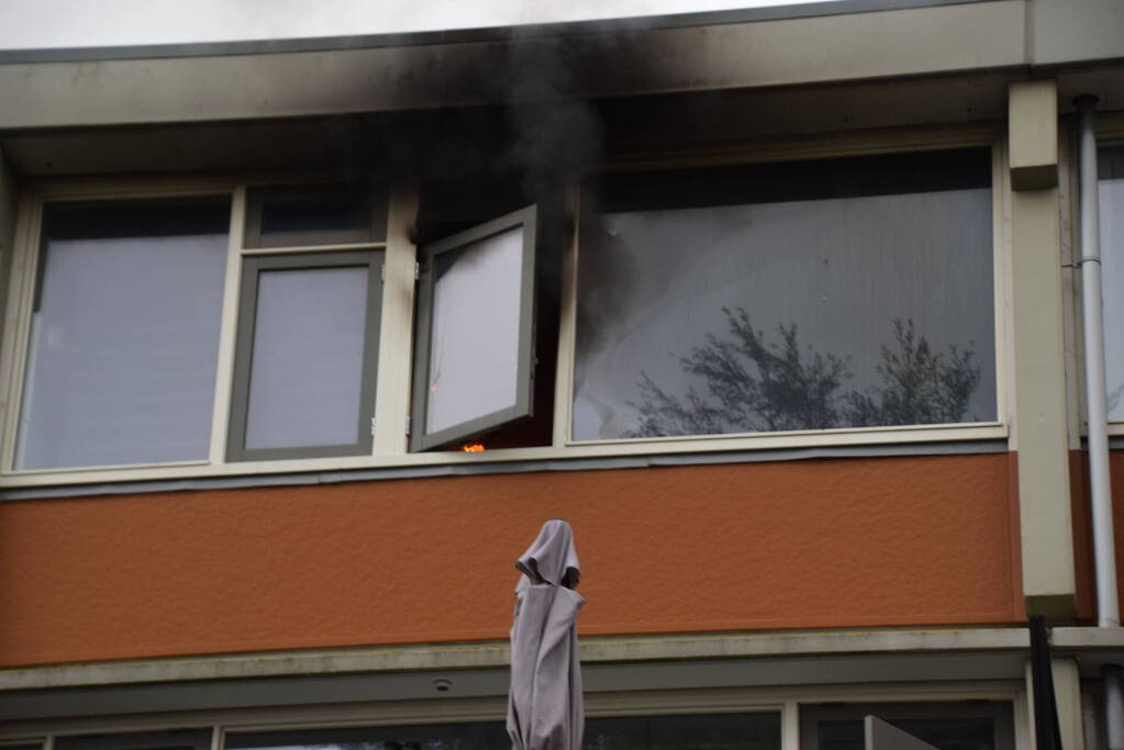 Forse brand in woning