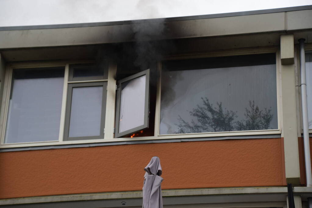 Forse brand in woning