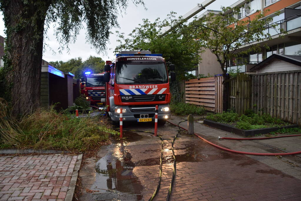 Forse brand in woning