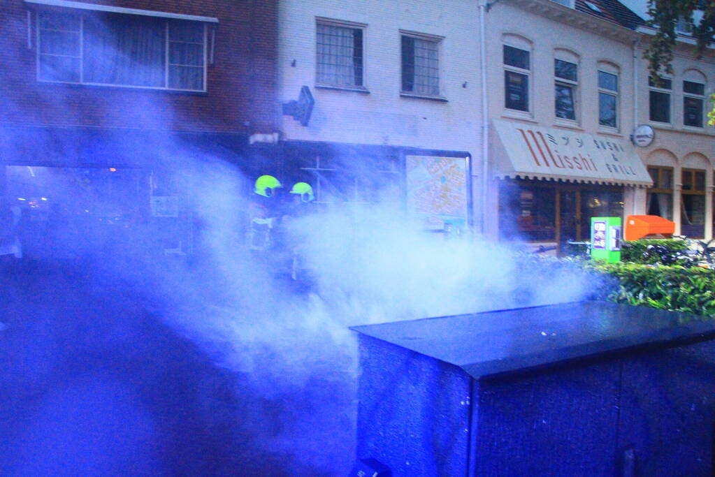 Grote brandoefening op kermis