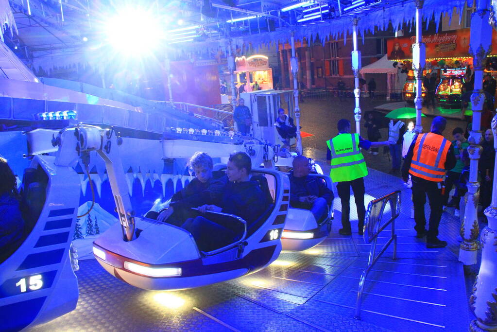 Grote brandoefening op kermis