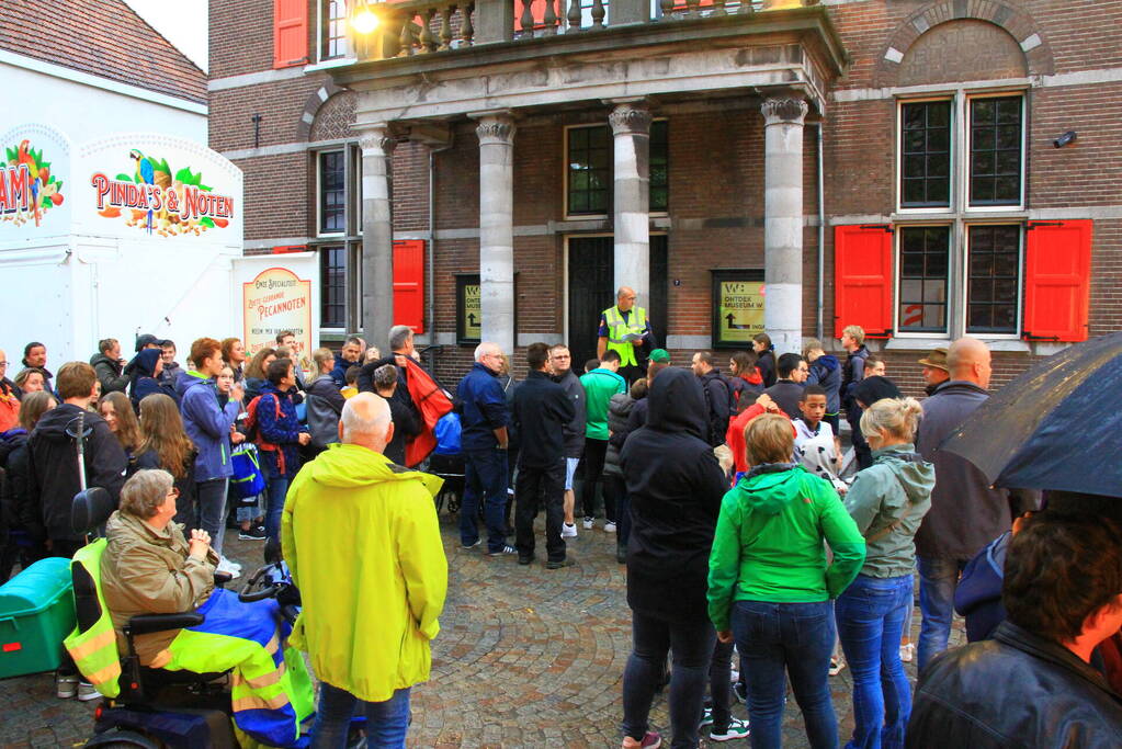 Grote brandoefening op kermis