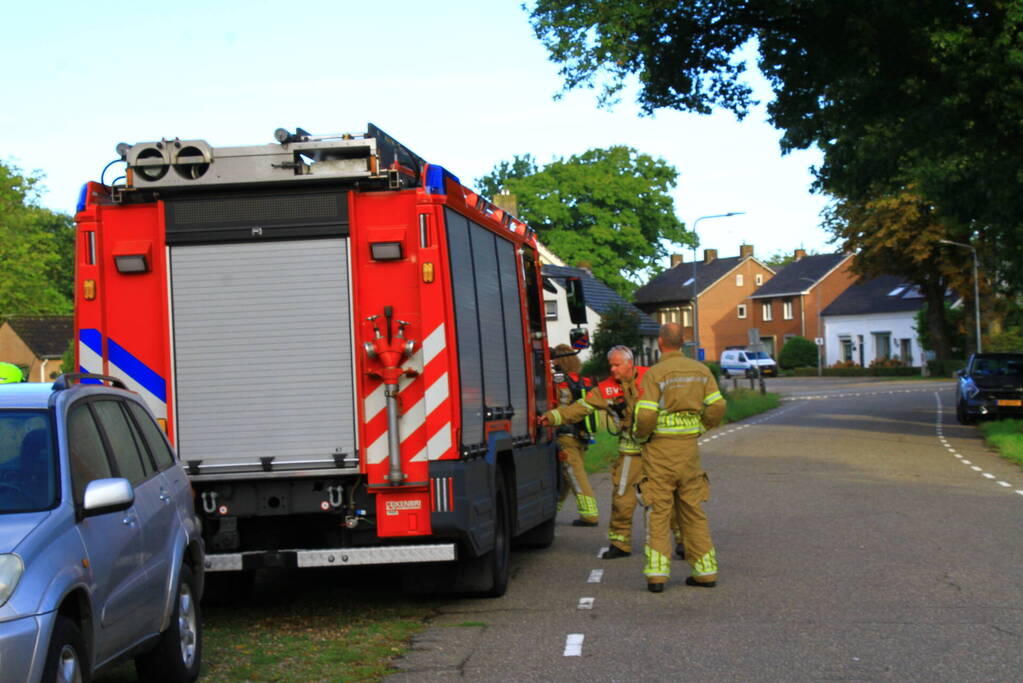 Gasleiding geraakt bij werkzaamheden