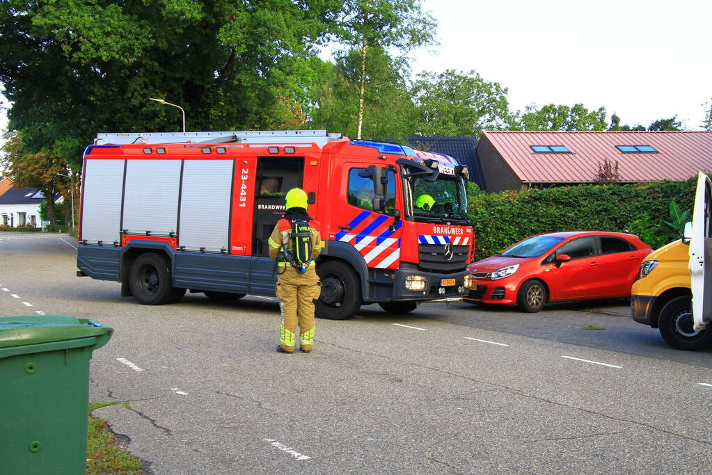 Gasleiding geraakt bij werkzaamheden