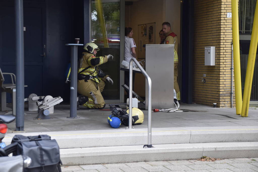 Brandweer ingezet voor kortsluiting in vaatwasser