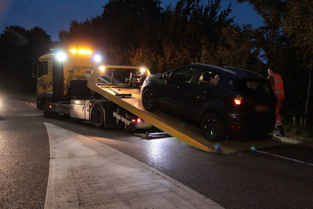 Vier gewonden bij botsing tussen auto en fietser