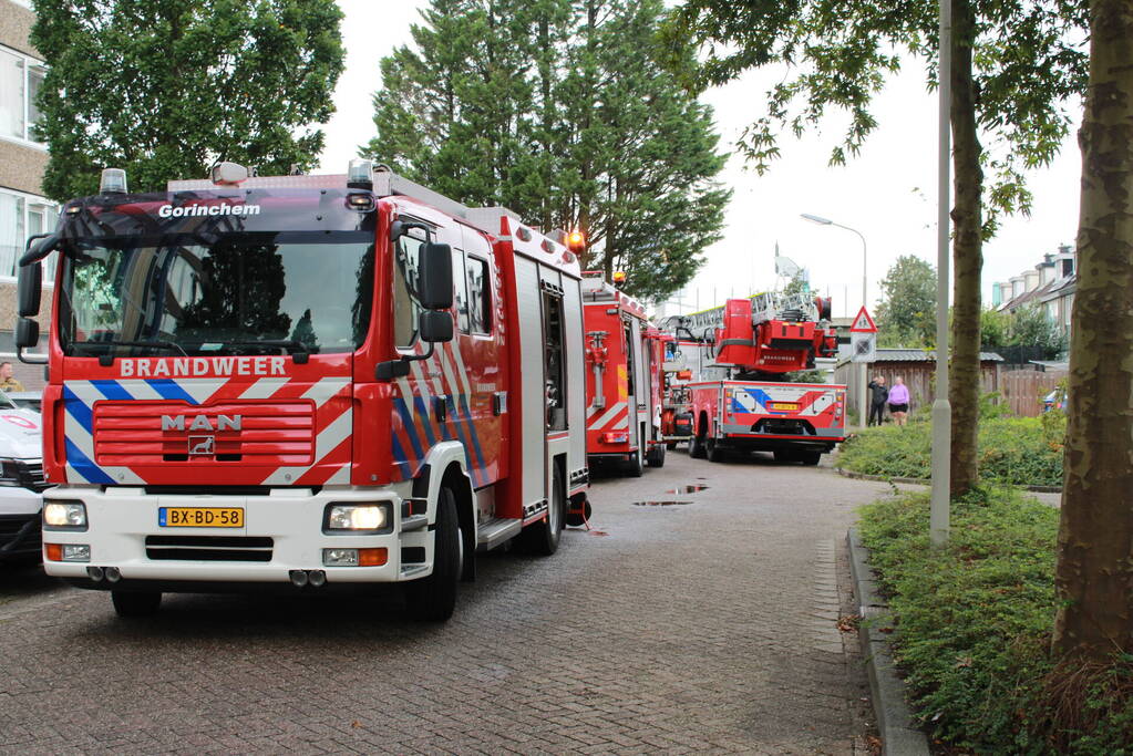 Rookontwikkeling in flat na brand