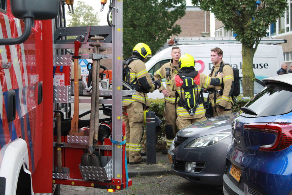 Rookontwikkeling in flat na brand