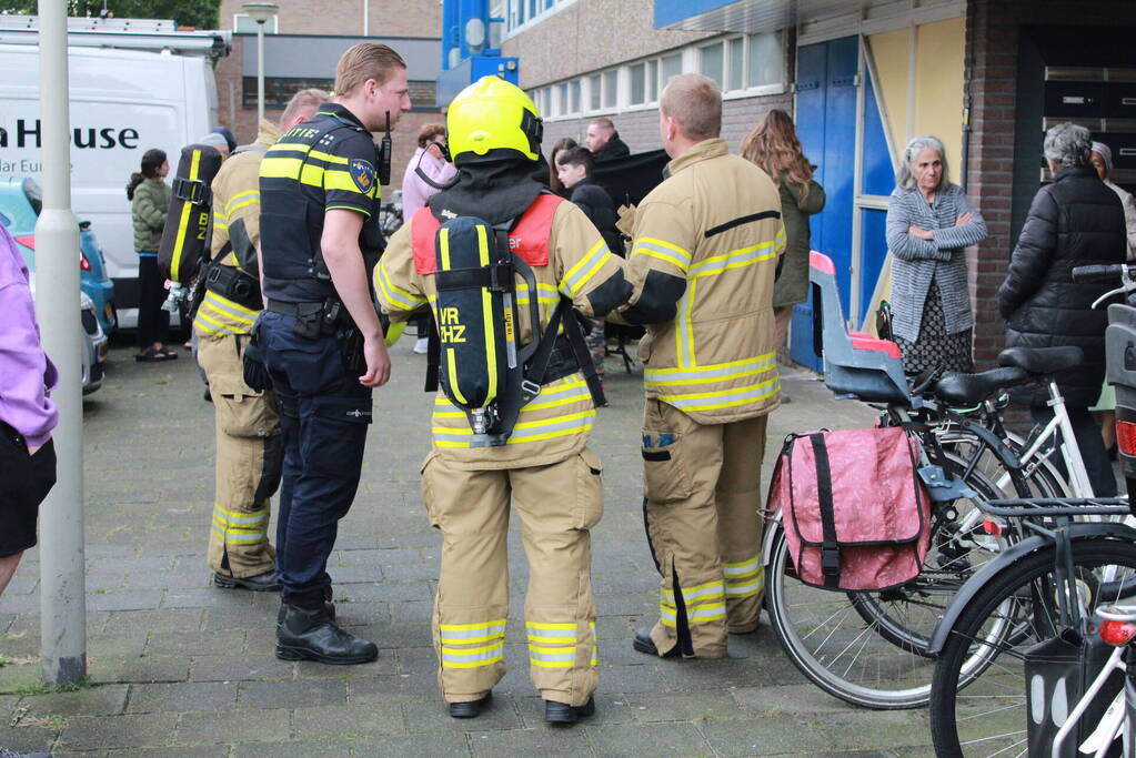 Rookontwikkeling in flat na brand