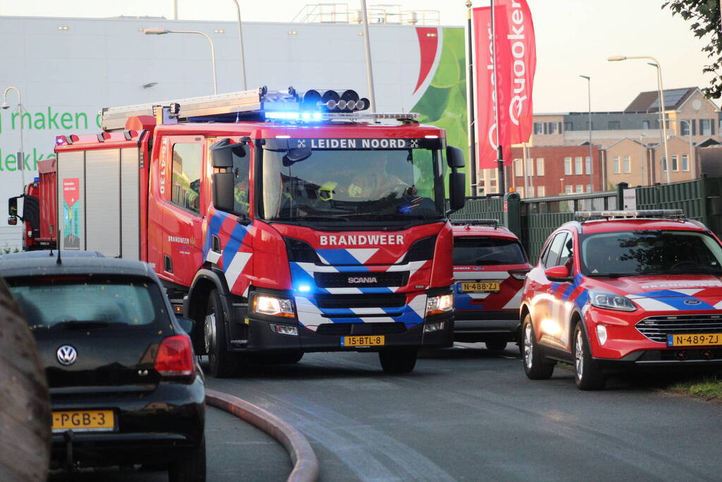 Grote brand in loods met droogbloemen