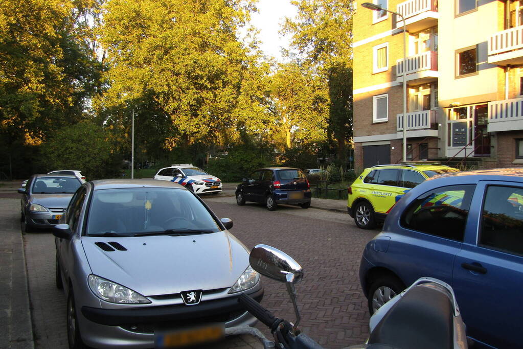 Botsing tijdens verlaten van parkeerplek